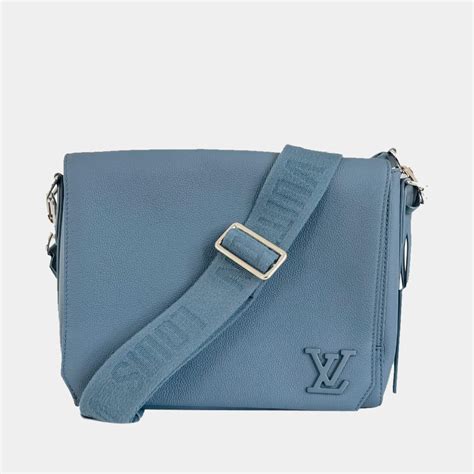 louis vuitton blue messenger bag|authentic louis vuitton messenger bag.